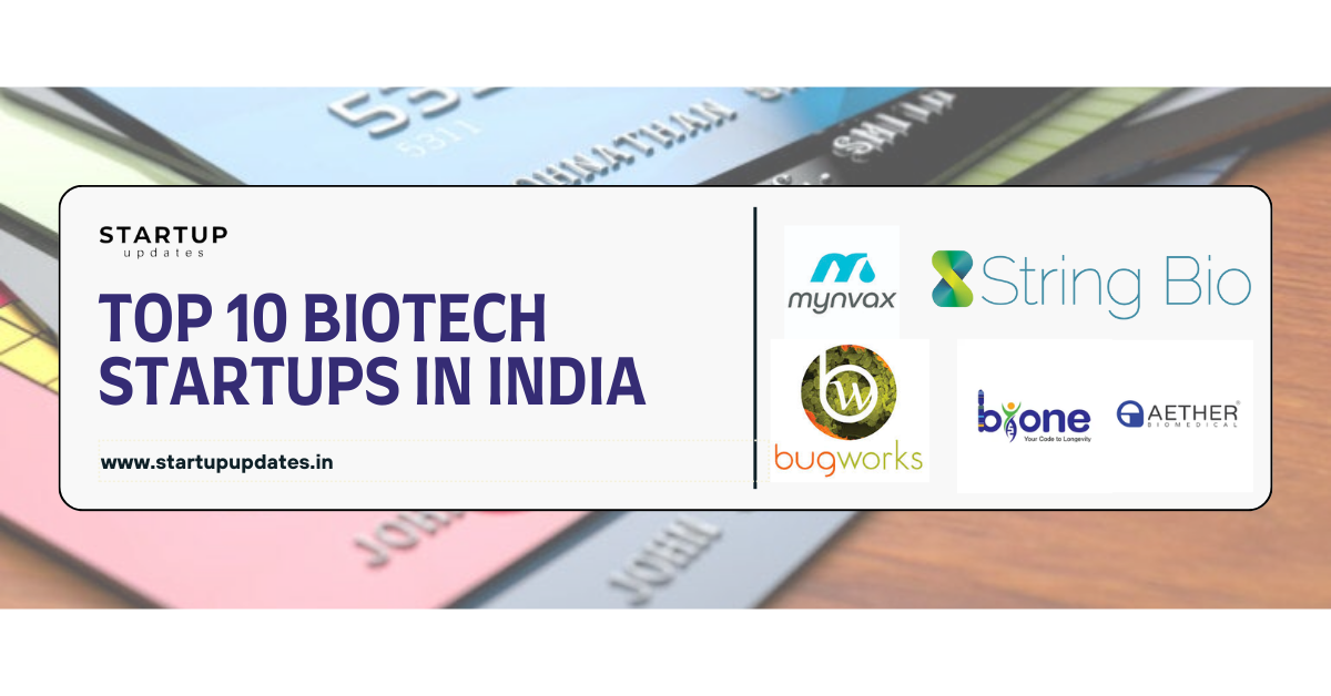 Top 10 BioTech Startups in india