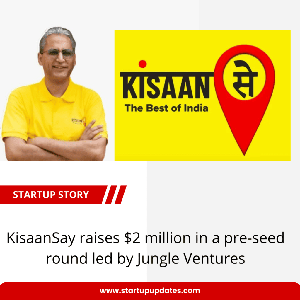 KisaanSay raises $2 million in a pre-seed round led by Jungle Ventures